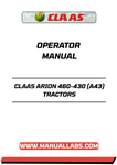 Unlock the full potential of your CLAAS ARION 460-430 (A43) tractor with our comprehensive Operator Manual, available in a convenient PDF format. This essential guide is designed to provide you with all the information you need to operate and maintain your tractor efficiently, ensuring optimal performance in the field.