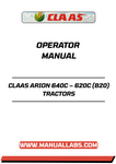 Unlock the full potential of your CLAAS ARION 640C – 620C tractors with our comprehensive Operator Manual in PDF format. This essential guide provides detailed instructions and insights to help you operate your machinery efficiently and safely, ensuring optimal performance on every job.
