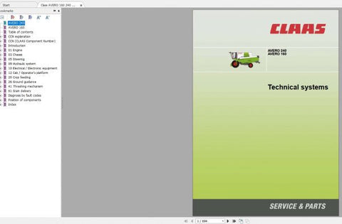 Unlock the full potential of your CLAAS AVERO 160 with our comprehensive Technical System Service Manual, available in a convenient PDF format. This essential guide provides detailed insights into the operational and maintenance aspects of your machine, ensuring you have the knowledge to keep it running smoothly.
