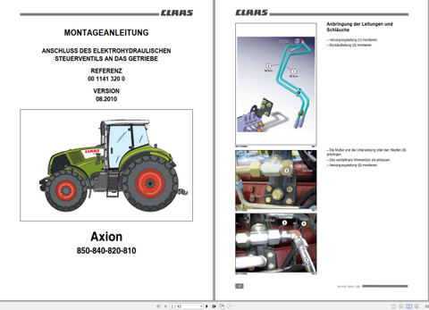 Unlock the full potential of your CLAAS AXION series tractors with the comprehensive A09 Collection Manual. This PDF file is meticulously designed to provide you with essential information and detailed guidance for models 850, 840, 830, 820, and 810, ensuring you have everything you need at your fingertips.