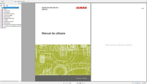Discover the comprehensive CLAAS AXION 870-850-830-810 CMATIC User Manual, now available in a convenient PDF format. This essential guide is designed to enhance your understanding and operation of the AXION series tractors, ensuring you get the most out of your investment.
