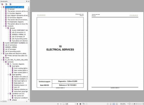 Unlock the full potential of your CLAAS AXOS 340 – 310 with the comprehensive Diagnosis Electrical Services Manual, dated 10.4.2010. This PDF file is an essential resource for technicians and operators, providing detailed insights into the electrical systems of your tractor.
