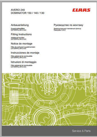 Enhance your CLAAS AVERO 160 and 240 combines with our comprehensive Fitting Instruction Manual, available in a convenient PDF format. This manual is designed to provide you with clear, step-by-step guidance for optimal installation and maintenance, ensuring your equipment operates at peak performance.
