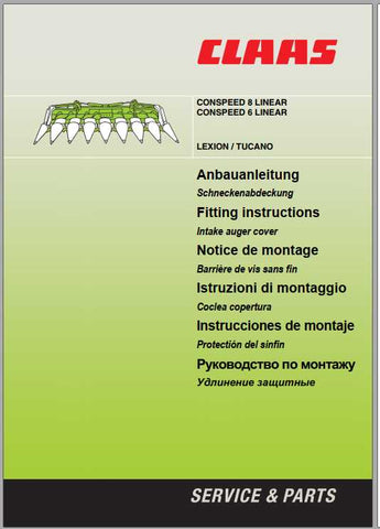 Enhance your CLAAS combine's performance with the comprehensive Conspeed 6, 8, and 12 Fitting Instruction Manual. This PDF file is designed to provide you with clear, step-by-step guidance for optimal installation and operation, ensuring that you get the most out of your equipment.
