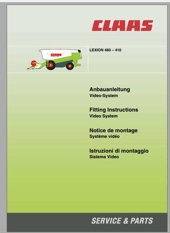 Enhance your CLAAS LEXION 480-410 experience with our comprehensive Fitting Instruction Manual, available in a convenient PDF format. This manual is designed to provide you with clear, step-by-step guidance for optimal setup and maintenance of your combine harvester, ensuring peak performance during the harvest season.