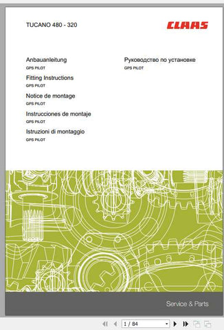 Unlock the full potential of your CLAAS TUCANO combines with our comprehensive Fitting Instruction Manual. This PDF file is meticulously designed to provide you with step-by-step guidance for models 480, 470, 450, 440, 430, 340, 330, and 320, ensuring that you can operate and maintain your equipment with confidence.
