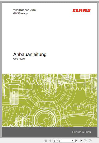 Enhance your CLAAS TUCANO combine experience with our comprehensive Fitting Instruction Manual, specifically designed for models 580-320, 580-440, and 580-560. This PDF file serves as an essential resource, providing clear and detailed guidance to ensure optimal performance and maintenance of your equipment.
