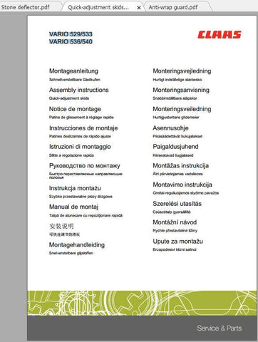 Enhance your CLAAS COMBINES experience with the Vario Cerio 528 – 540 Fitting Instruction Manual, now available in a convenient PDF format. This comprehensive guide is designed to provide you with step-by-step instructions, ensuring a seamless installation process for your equipment.
