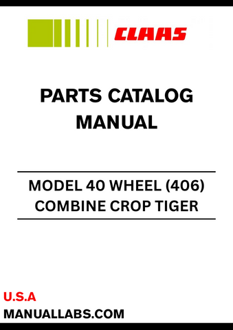 Discover the essential CLAAS Combine Crop Tiger 40 Wheel Parts Catalogue Manual, specifically designed for serial numbers 40600011 to 40699999. This comprehensive guide provides detailed information on all parts and components, ensuring you have the right resources at your fingertips for maintenance and repairs.