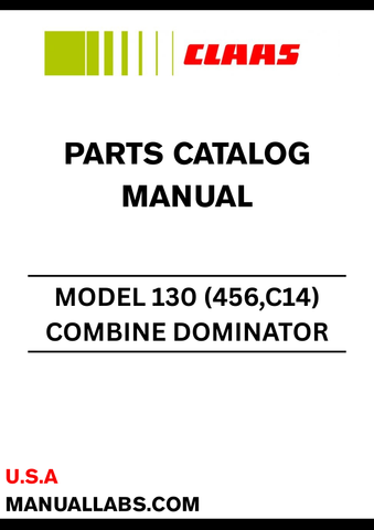 Discover the essential CLAAS Combine Dominator 130 Parts Catalogue Manual, specifically designed for serial numbers C1400011 to C1499999. This comprehensive guide provides detailed information on all parts, ensuring you have the right components for maintenance and repairs.