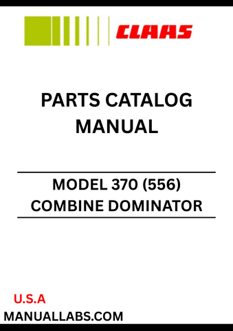 Discover the essential CLAAS Combine Dominator 370 Parts Catalogue Manual, specifically designed for serial numbers 55600011 to 55699999. This comprehensive guide provides detailed information on all parts, ensuring you have the right components for maintenance and repairs.