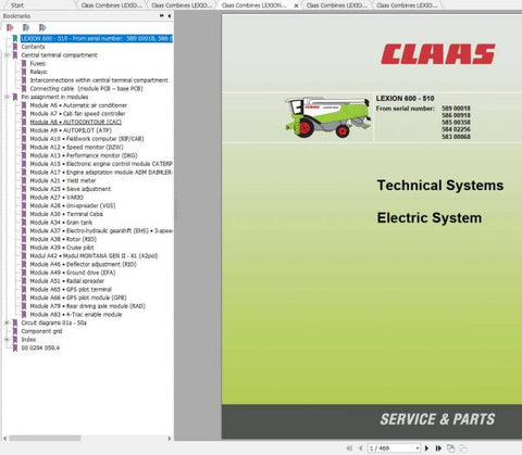 Experience the power of precision farming with the CLAAS Combine Harvester LEXION 600, now available with a comprehensive 510 Electric & Hydraulic System Manual in PDF format. This essential guide is designed for operators and technicians alike, providing in-depth insights into the advanced electric and hydraulic systems that drive
