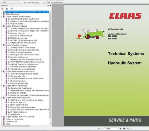 Unlock the full potential of your CLAAS Combine Harvester Mega 360 with our comprehensive Technical System Manual. This PDF file is designed to provide you with in-depth insights and