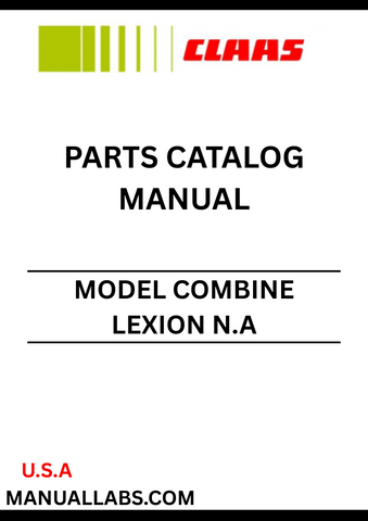 Discover the essential CLAAS Combine Lexion N.A Parts Catalogue Manual, specifically designed for serial number E0558. This comprehensive guide provides detailed information on all parts and components, ensuring you have the right resources at your fingertips for maintenance and repairs.