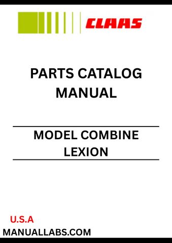 Discover the essential CLAAS Combine Lexion Parts Catalogue Manual, specifically designed for models with serial number E0558. This comprehensive guide provides detailed information on parts and components, ensuring you have the right resources at your fingertips for efficient maintenance and repairs.