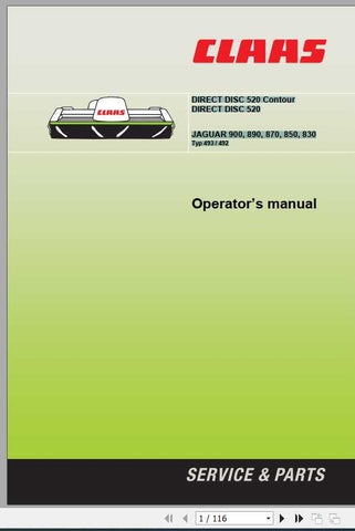 Discover the CLAAS Direct Disc 520 Contour Operator’s Manual, a comprehensive PDF guide designed to enhance your operational efficiency. This manual provides detailed