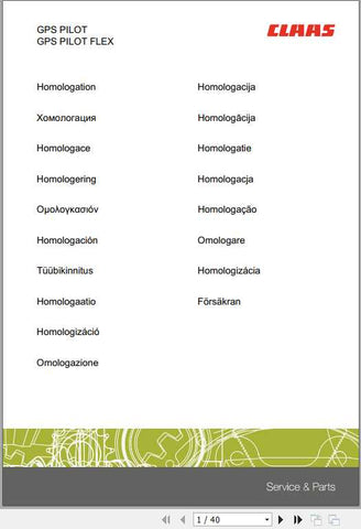 Discover the CLAAS EASY GPS PILOT GPS PILOT FLEX Operator’s Manual, a comprehensive PDF guide designed to enhance your experience with the advanced GPS 