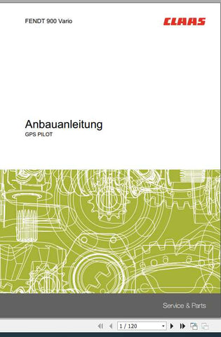 Enhance your farming efficiency with the CLAAS FENDT 900 VARIO and FENDT 800 VARIO Fitting Instruction Manual, now available in a convenient PDF format. This comprehensive guide provides step-by-step instructions to ensure proper installation and maintenance of your machinery, helping you maximize performance and longevity.
