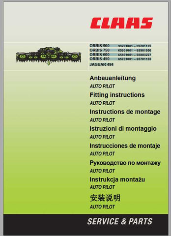 Introducing the CLAAS Forage Harvesters Orbis 900 – Orbis 450 Fitting Instruction Manual, a comprehensive PDF guide designed to streamline the setup and operation of your forage harvester. This manual provides clear, step-by-step instructions, ensuring that you can efficiently install and maintain your equipment with confidence.
