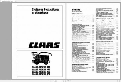 Enhance your maintenance capabilities with the CLAAS JAGUAR 820 – 860 Hydraulic & Electric System Service Manual. This comprehensive PDF file is designed specifically for the CLAAS JAGUAR series, providing you with essential insights into the hydraulic and electrical systems of your equipment