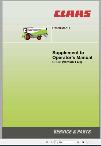 Discover the essential CLAAS LEXION 600-510 Operator’s Manual, now available in a convenient PDF format. This comprehensive guide is designed to enhance your understanding