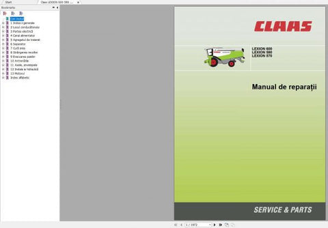 Unlock the full potential of your CLAAS LEXION 600, 580, and 570 with our comprehensive Repair Manual in PDF format. This essential guide is designed to provide you with detailed instructions and insights, ensuring that you can maintain and repair your combine harvester with confidence and ease