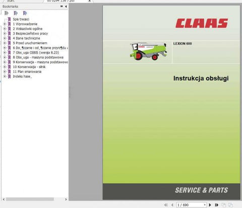 Enhance your operational efficiency with the CLAAS LEXION 600 Operator’s Manual, now available in a convenient PDF format. This comprehensive guide is designed to provide you with essential