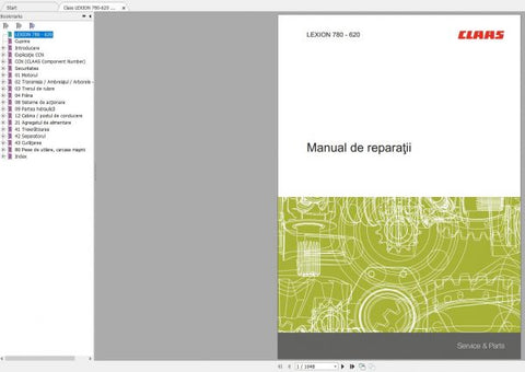 Discover the ultimate resource for maintaining your CLAAS LEXION 780-620 with our comprehensive Repair Manual in PDF format. This essential guide is designed to provide you with detailed instructions and insights, ensuring that you can perform repairs and maintenance with confidence and precision.