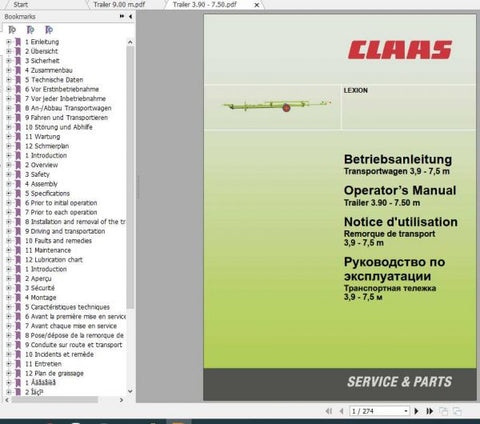 Unlock the full potential of your CLAAS LEXION with our comprehensive Operator’s Manual in PDF format. This essential guide provides detailed instructions and insights