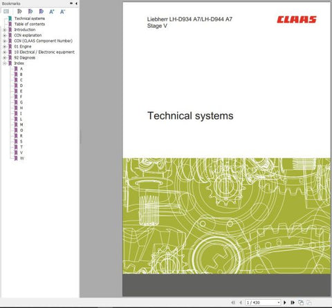 Unlock the full potential of your CLAAS Liebherr engine with the comprehensive Technical Systems Manual for the LH-D934A7 and LH-D944A7 Stage V models. This PDF file is an essential resource for operators and technicians, providing in