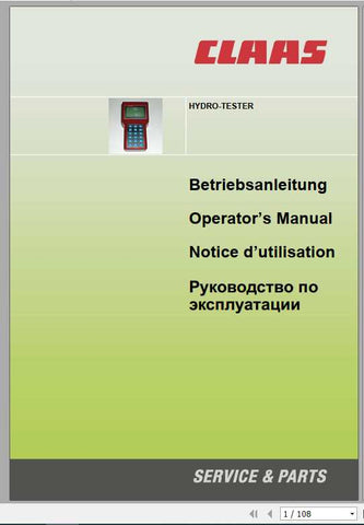 Enhance your operational efficiency with the CLAAS Miscellaneous Twister Operator’s Manual, available in a convenient PDF format. This comprehensive guide is designed to provide you with essential information and insights to maximize the performance