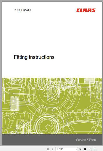 Enhance your CLAAS machinery with the comprehensive PROFI CAM 3 Fitting Instruction Manual, now available in a convenient PDF format. This essential guide provides detailed instructions and insights to ensure a seamless installation process, allowing you to maximize the performance of your equipment.
