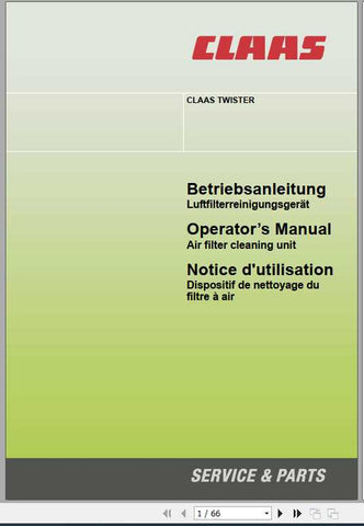 Enhance your operational efficiency with the CLAAS Miscellaneous Twister Operator’s Manual, available in a convenient PDF format. This comprehensive guide is designed to provide