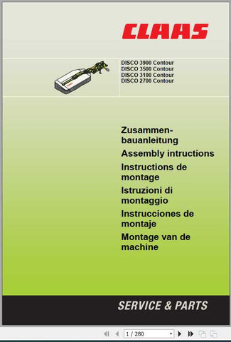 Enhance your mowing efficiency with the CLAAS Mowers DISCO 3900, 3500, 3100, and 2700 Contour 