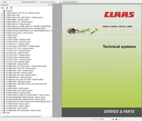 Discover the ultimate resource for your CLAAS Mowers with the DISCO CORTO VOLTO LINER Hydraulic & Electric System Manual. This comprehensive PDF file is designed to provide you with detailed insights