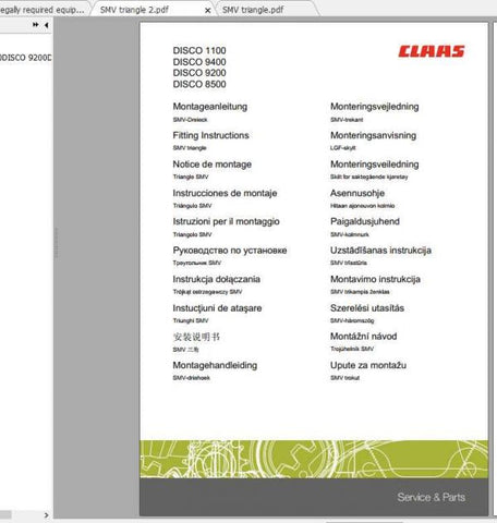 Discover the essential CLAAS Mowers Liner 1700 and 1600 Fitting Instruction Manual, now available in a convenient PDF format. This comprehensive guide is designed to ensure that you can easily and effectively install and maintain your mowers, maximizing their performance and longevity.

