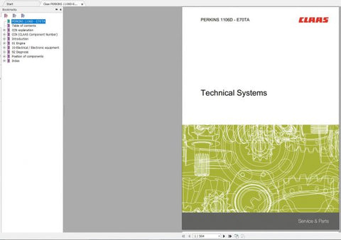 Unlock the full potential of your CLAAS Perkins 1106D-E70TA engine with our comprehensive Technical System Service Manual, available in a convenient PDF format. This essential resource provides detailed insights into the engine's specifications, operational guidelines, and maintenance procedures, ensuring you have everything you need at your fingertips.