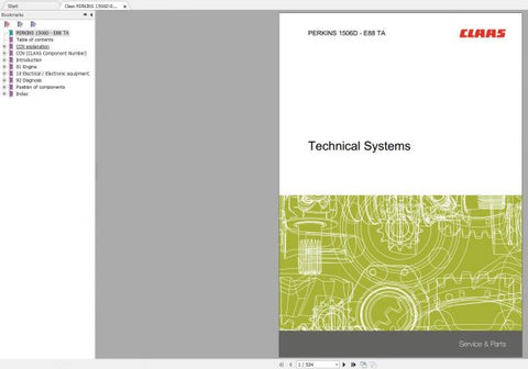 Unlock the full potential of your CLAAS Perkins 1506D-E88 TA engine with our comprehensive Technical System Service Manual. This PDF file is designed to provide you with detailed insights and step-by-step instructions, ensuring that you can maintain and troubleshoot your engine with confidence.