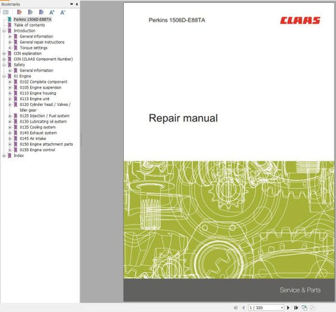 Unlock the full potential of your CLAAS Perkins Engine with the comprehensive 1506D-E88TA Repair Manual. This PDF file is meticulously designed to provide you with detailed insights and step-by-step instructions for effective maintenance and