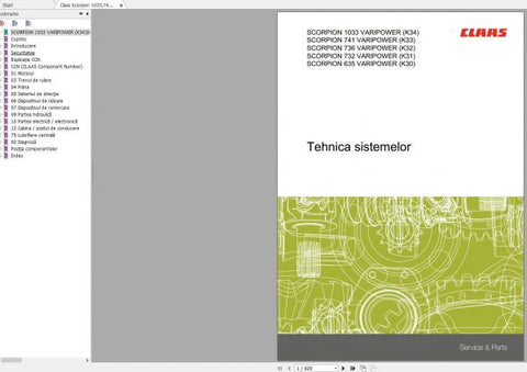 Unlock the full potential of your CLAAS SCORPION 6030, 7030, and 7035 models with our comprehensive Technical System Service Manual. This PDF file is designed to provide you with detailed insights and step-by-step instructions, ensuring that you can maintain and troubleshoot your equipment with confidence.