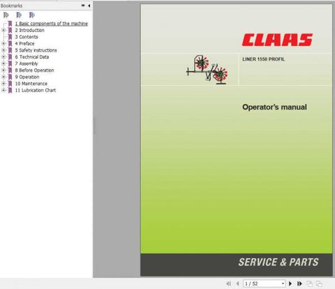 Enhance your operational efficiency with the CLAAS Swathers Liner 3000 Operator’s Manual, now available in a convenient PDF format. This comprehensive guide is designed to