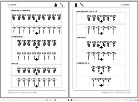 Enhance your CLAAS SWATHER experience with the comprehensive assembly instruction manual for the VOLTO 1300T-700 model. This PDF file is meticulously designed to