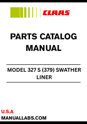 Discover the essential CLAAS Swather Liner 327 S Parts Catalogue Manual, specifically designed for serial numbers 37901001 to 37999999. This comprehensive manual is your go-to resource for understanding the intricate components of your swather, ensuring you have the right parts at your fingertips for optimal performance.
