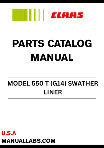 Discover the essential CLAAS Swather Liner 550 T Parts Catalogue Manual, specifically designed for serial numbers G1401001 to G1409999. This comprehensive manual is your go-to resource for understanding the intricate components of your swather, ensuring you have the right parts at your fingertips for optimal performance.