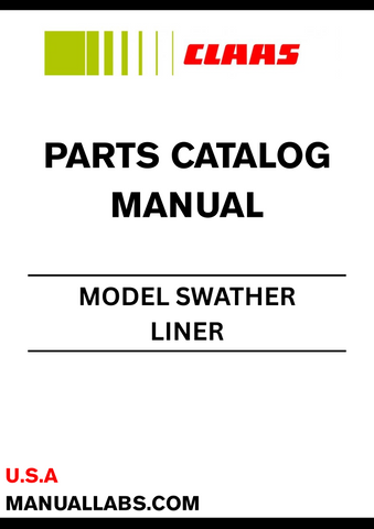 Discover the essential CLAAS Swather Liner Parts Catalogue Manual, specifically designed for models with serial number E0589. This comprehensive manual serves as a vital resource for operators and technicians, providing detailed information on parts and components to ensure optimal performance and maintenance of your swather.