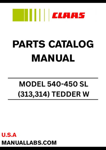 Enhance your CLAAS TEDDER W 540-450 SL's performance with our comprehensive Parts Catalogue Manual, specifically designed for serial numbers 31401001 to 31499999. This manual serves as an essential resource for identifying and sourcing the right parts, ensuring your equipment operates at peak efficiency.
