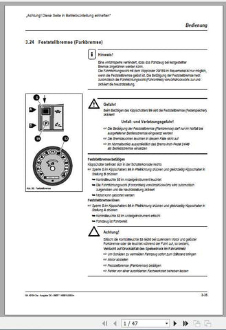 Enhance your operational efficiency with the CLAAS Telehandlers Parking Brake Operator’s Manual, available in a convenient PDF format. This comprehensive guide is designed