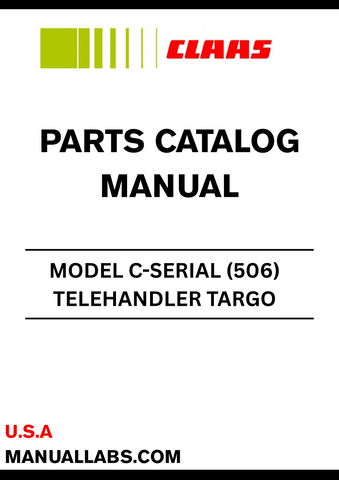 Discover the essential CLAAS Telehandler TARGO C-Serial Parts Catalogue Manual, specifically designed for serial numbers 50600011 to 50699999. This comprehensive manual is your go-to resource for identifying and sourcing the right parts for your telehandler, ensuring optimal performance and longevity of your equipment.