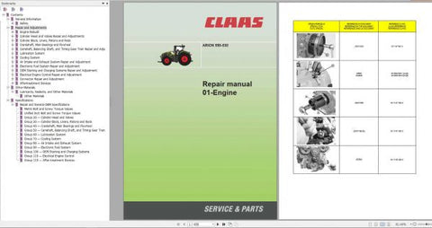Unlock the full potential of your CLAAS ARION 550-530 tractors with our comprehensive Engine Repair Manual, available in a convenient PDF format. This essential guide provides detailed insights into engine maintenance, troubleshooting, and