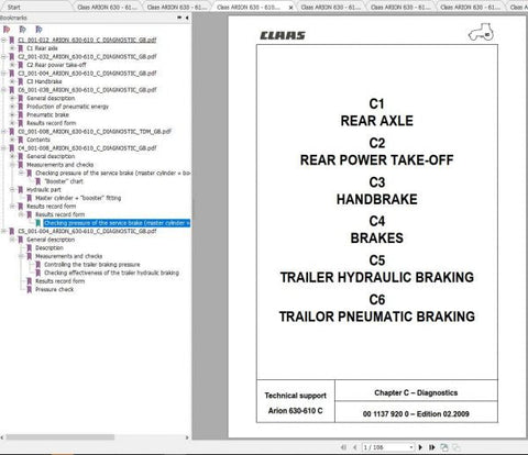 Unlock the full potential of your CLAAS ARION 630 and 610 tractors with our comprehensive Diagnostics and Repair Manual. This PDF file is designed to provide you with detailed insights